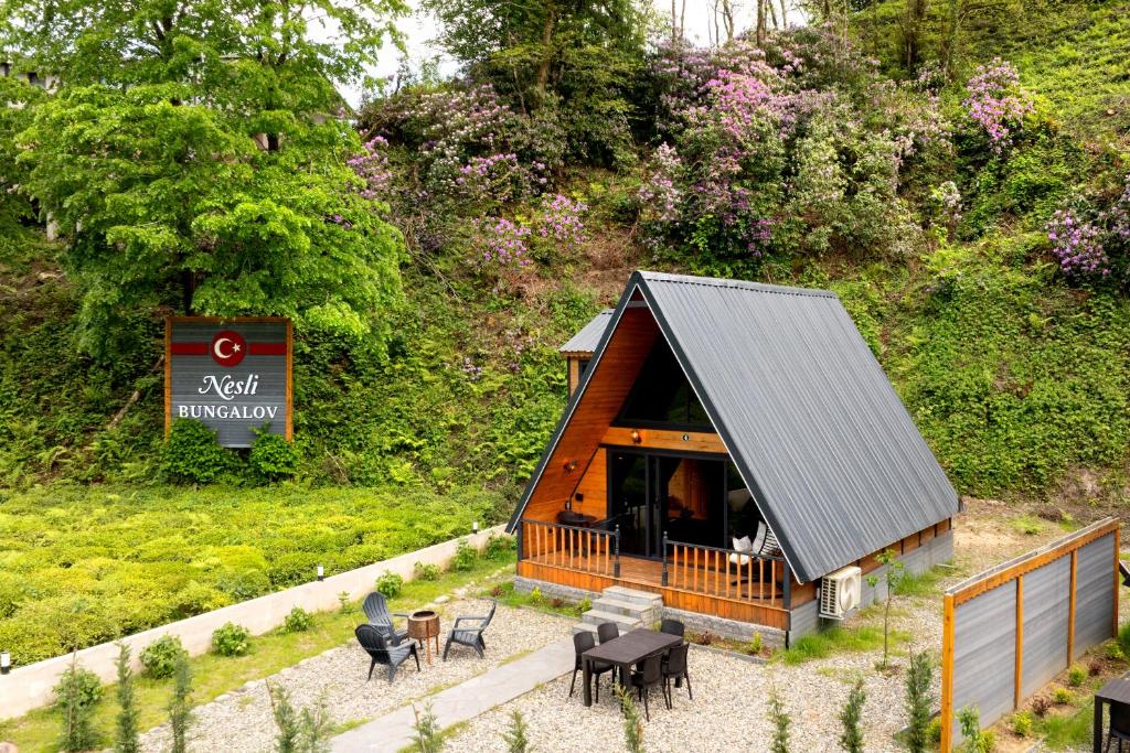 Zahrada ubytování Nesli Villa & Bungalow - Dubleks Bahçeli Villa