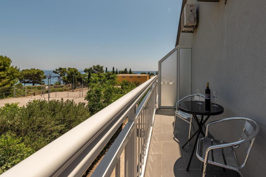 Balkón alebo terasa v ubytovaní Villa Vrebac Badem on the Peljesac peninsula
