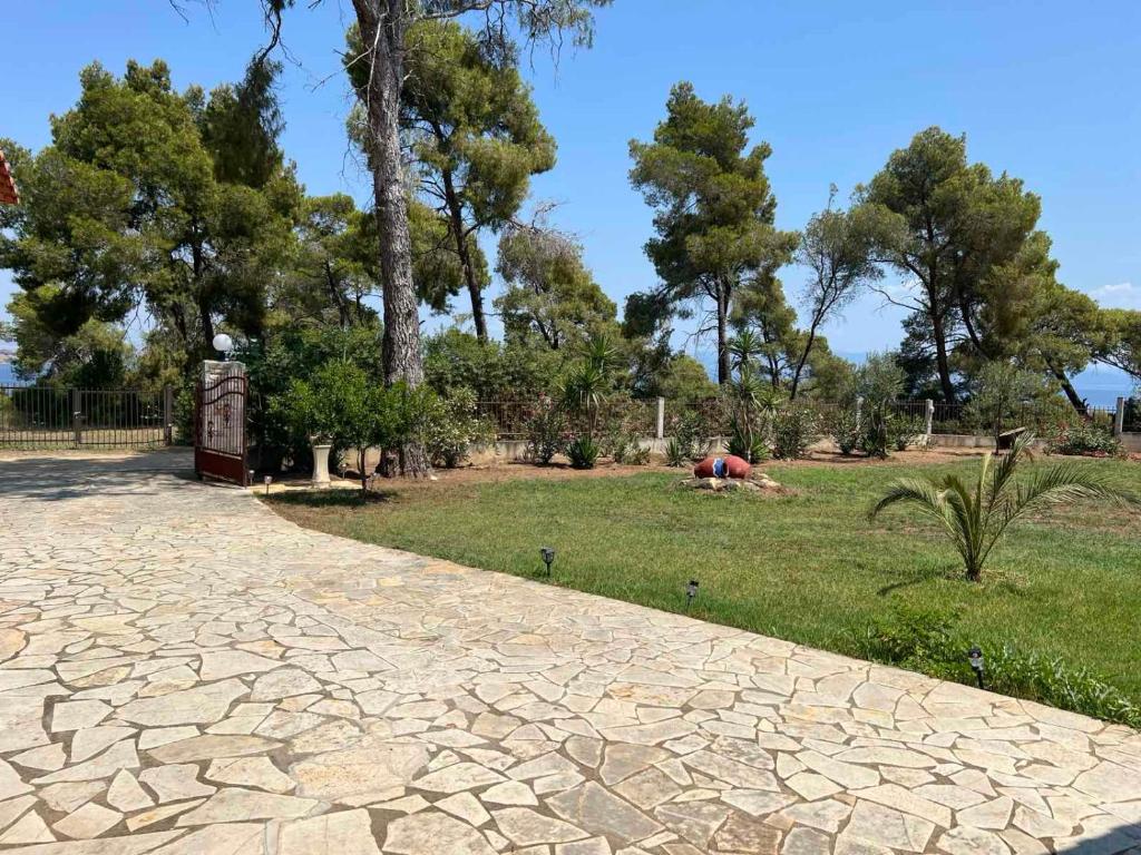 Zahrada ubytování Villa-Alpha