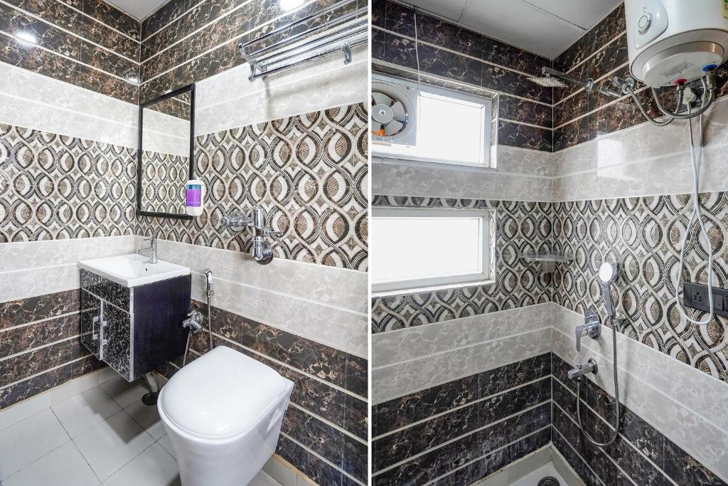 Koupelna v ubytování FabHotel 17 Suites in Sector 70