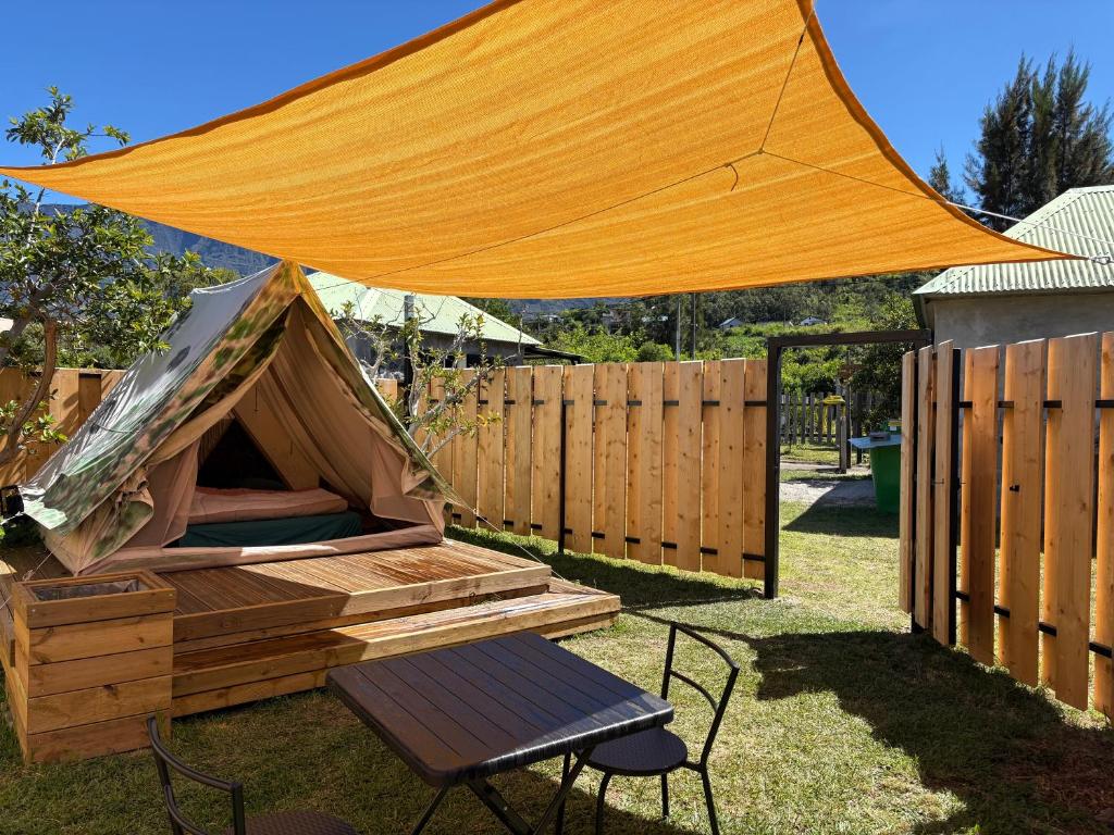 Zahrada ubytování Camping chez julien