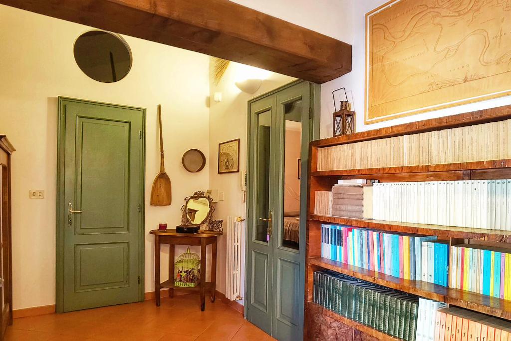 Knihovna v bed and breakfast