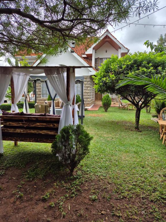 Zahrada ubytování Teresita Home JKIA