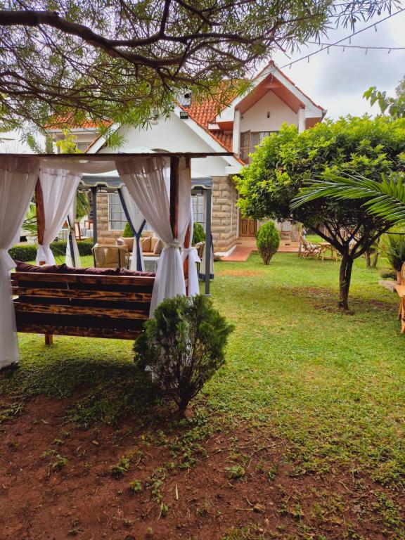 Zahrada ubytování Teresita Home JKIA