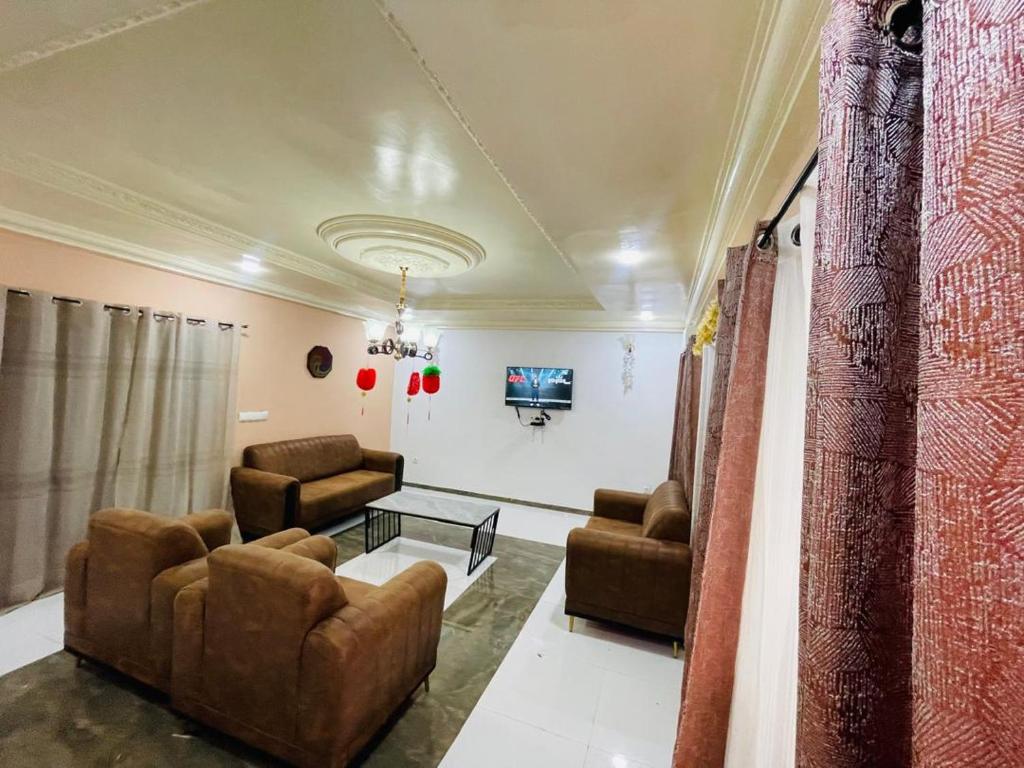 Posezení v ubytování Hotel Résidences des Hotes