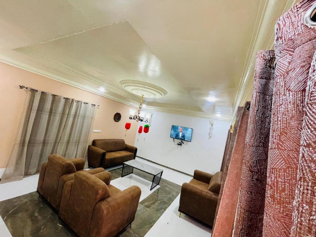 Posezení v ubytování Hotel Résidences des Hotes
