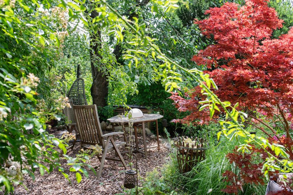Zahrada ubytování Ferienwohnung mit 100qm mit Garten