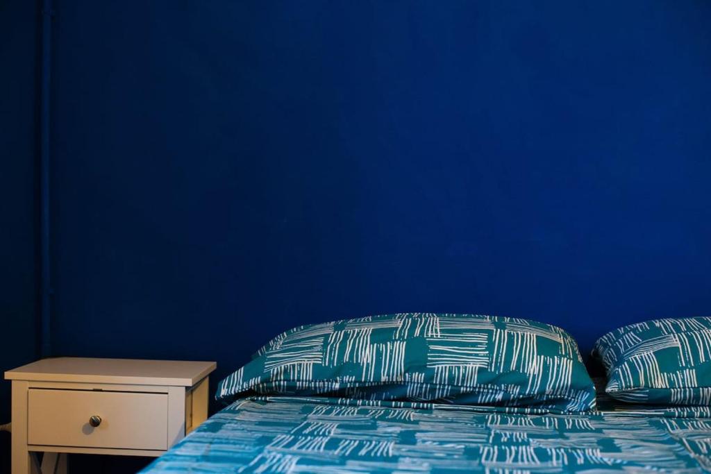 Postel nebo postele na pokoji v ubytování Apartment right in the center