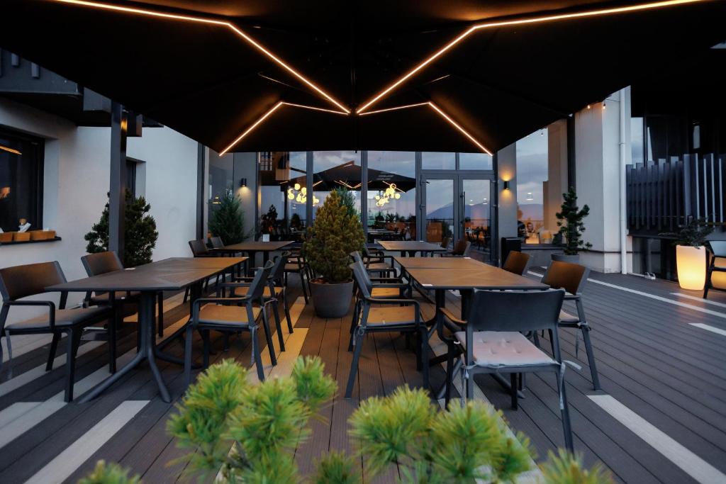Restaurace v ubytování ШПИЦІ Hotel & SPA