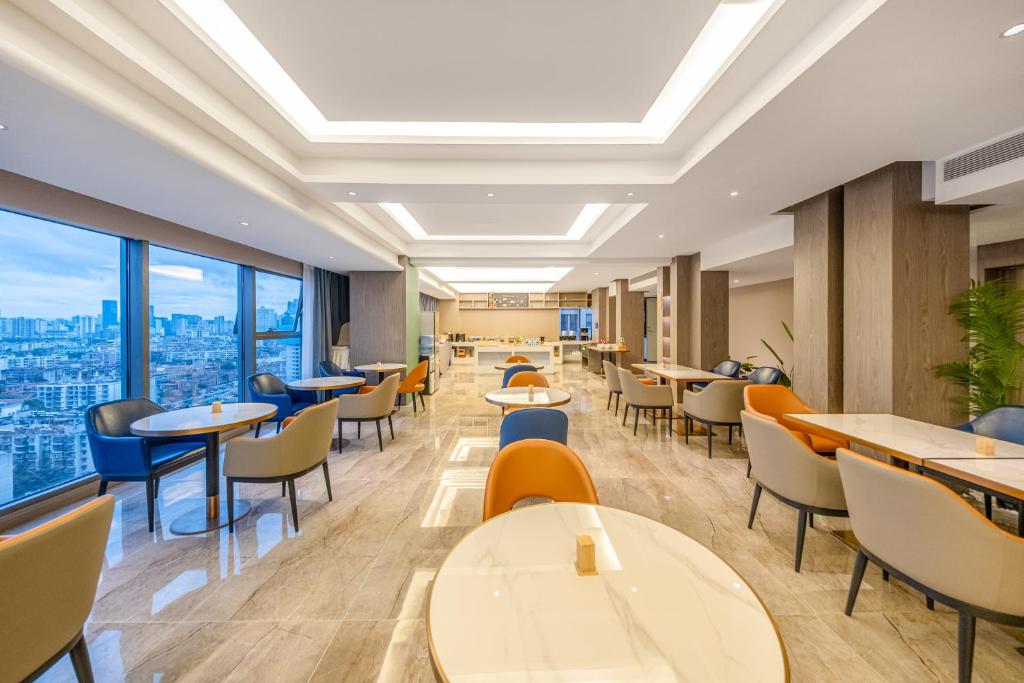 Posezení v ubytování Kunming Meihao Lizhi Hotel Cuihu Park Yunnan University Hospital Branch