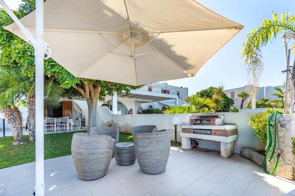 Ogród w obiekcie Villa di Lusso sul Mare a Diamante - Villa Ventre