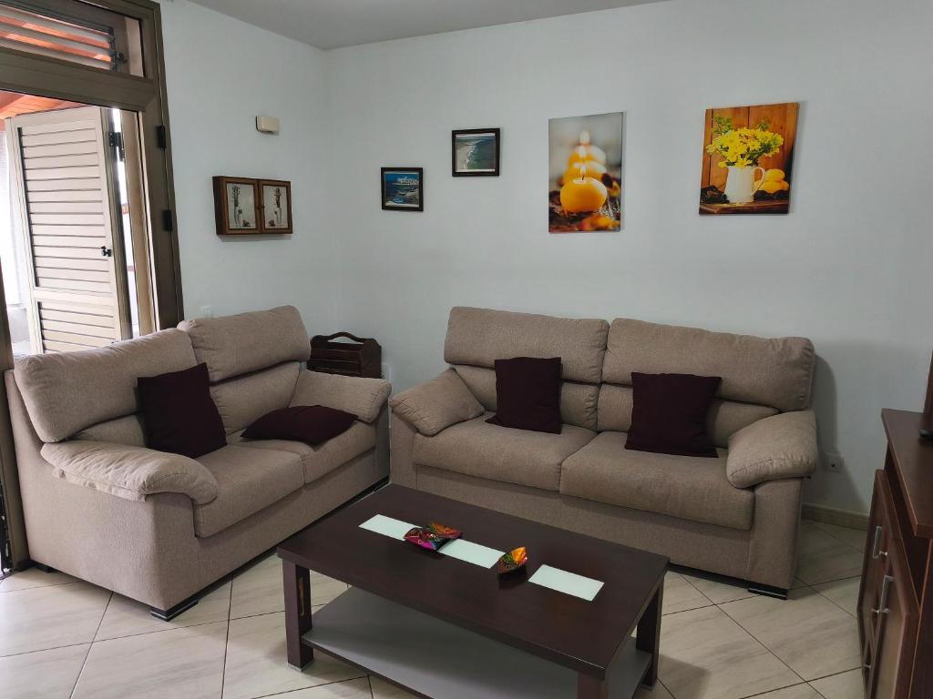 Posezení v ubytování Apartamento el Carmen