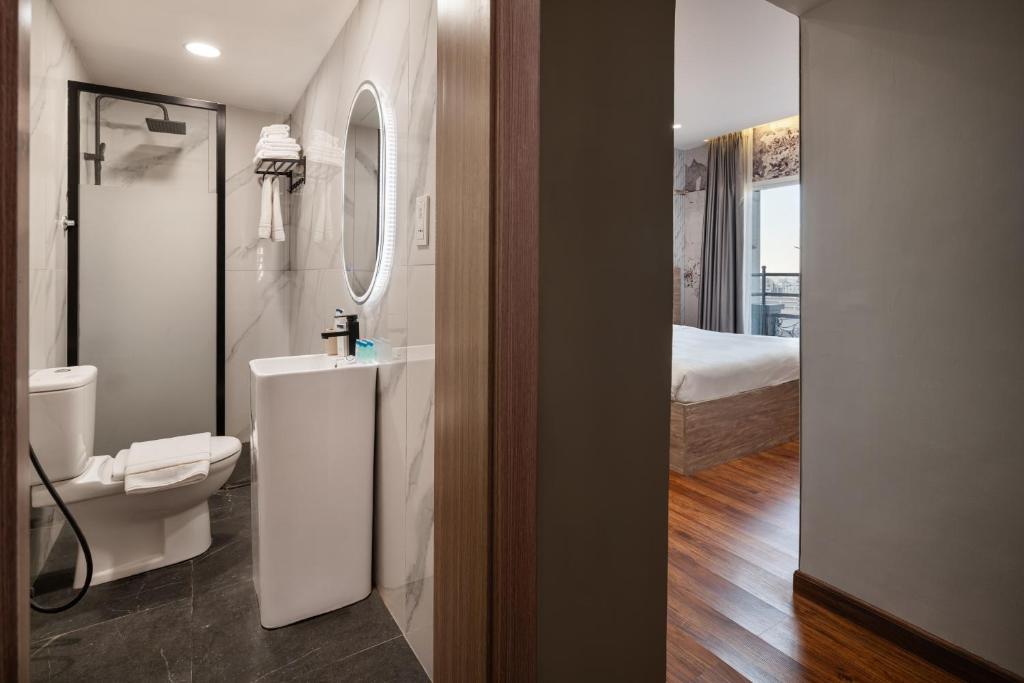 Koupelna v ubytování Regency Inn