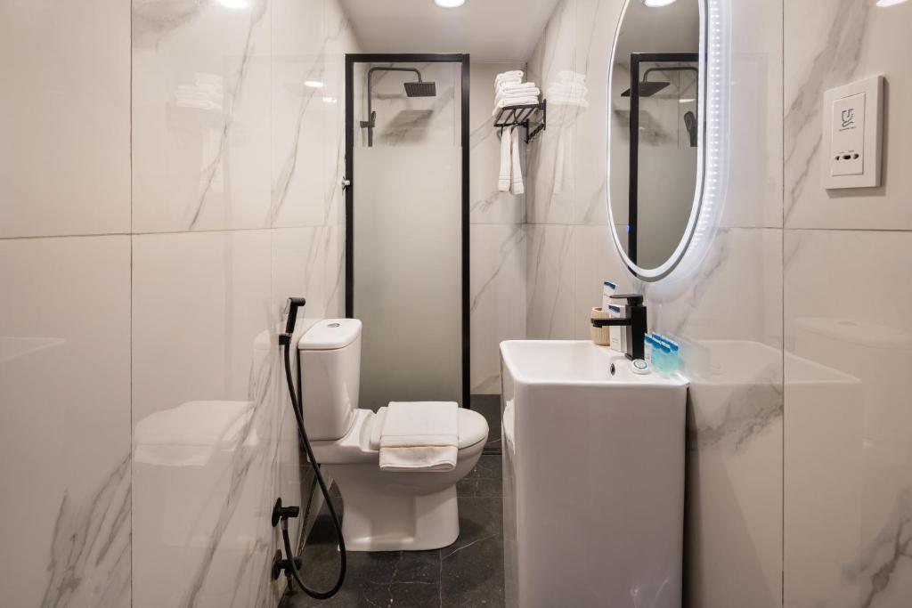 Koupelna v ubytování Regency Inn