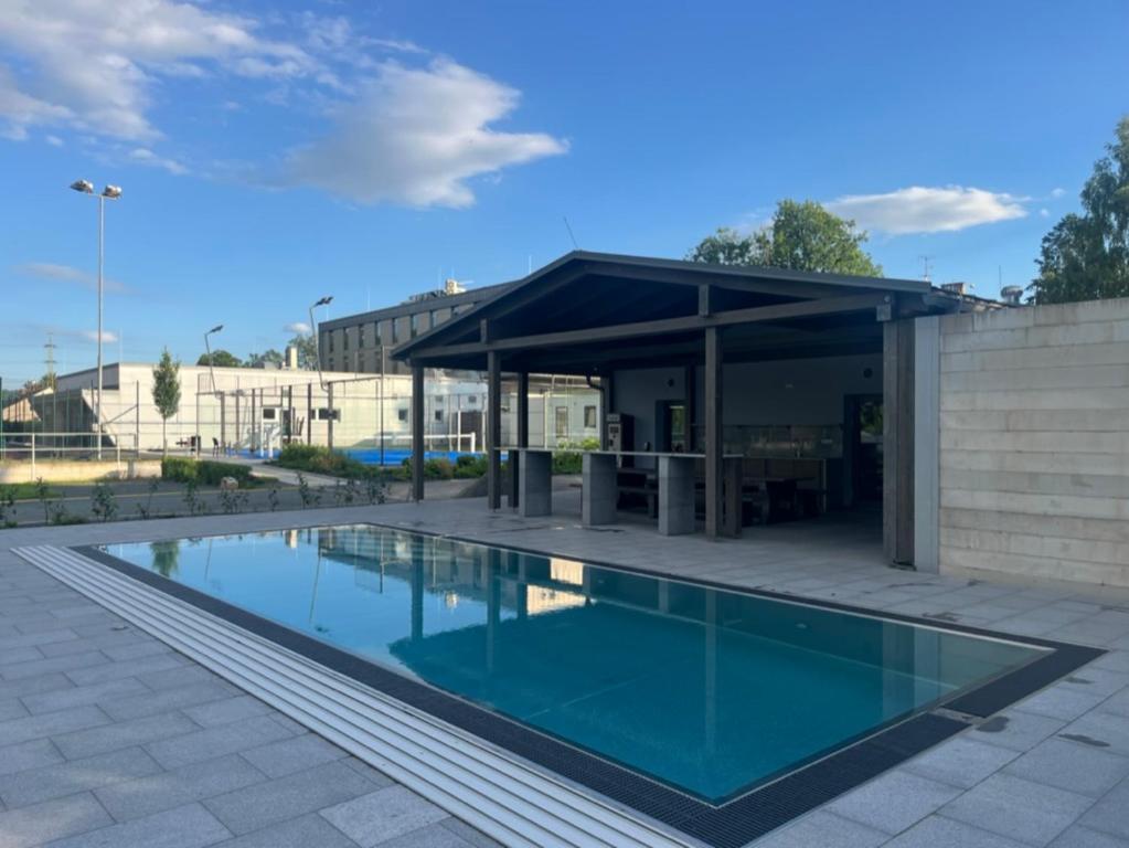 Bazén v ubytování Sport & Relax Hotel Davidek nebo v jeho okolí