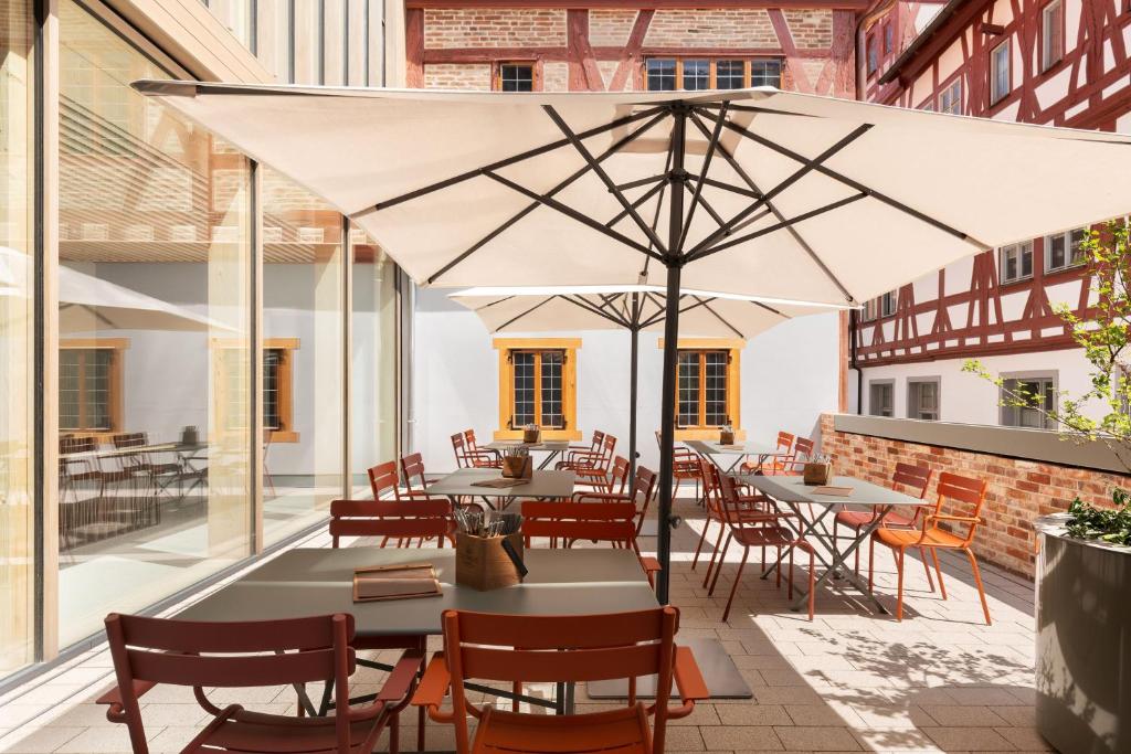 Restaurace v ubytování Hotel Krone Oettingen