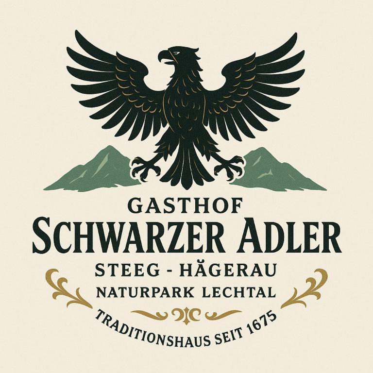 Un certificado, premio, letrero u otro documento en Gasthof Schwarzer Adler in Hägerau-Steeg Naturpark Lechtal
