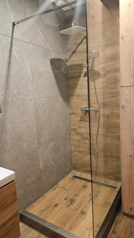 Koupelna v ubytování Apartmány DOMA Domaša