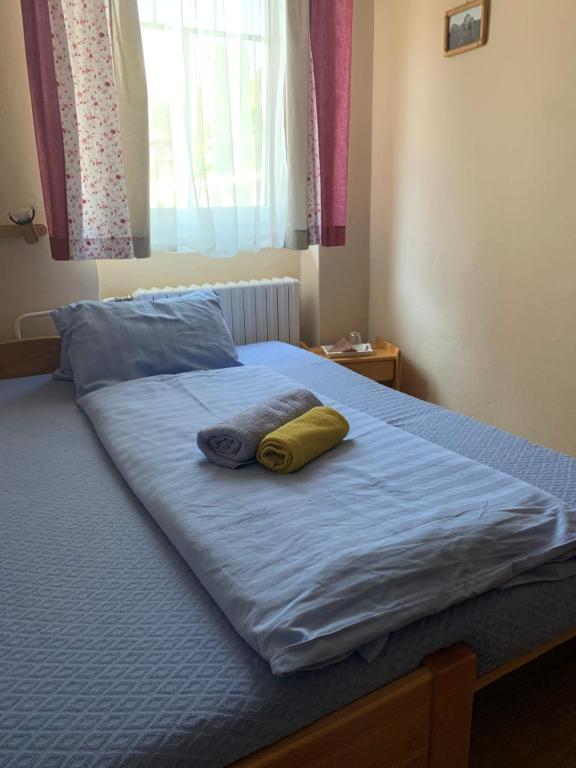 Postel nebo postele na pokoji v ubytování Pension U Pece