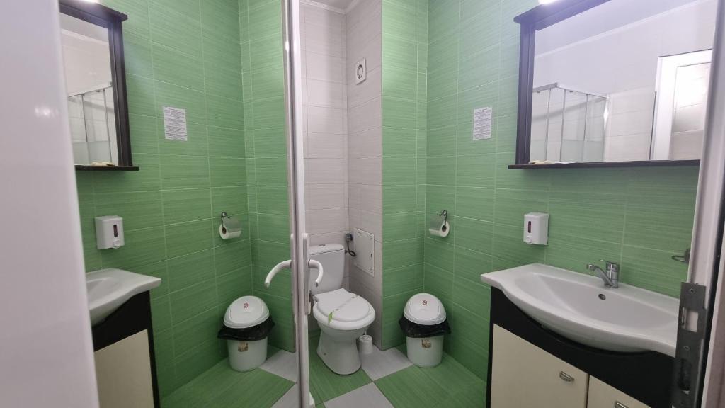 Koupelna v ubytování Hotel Iri