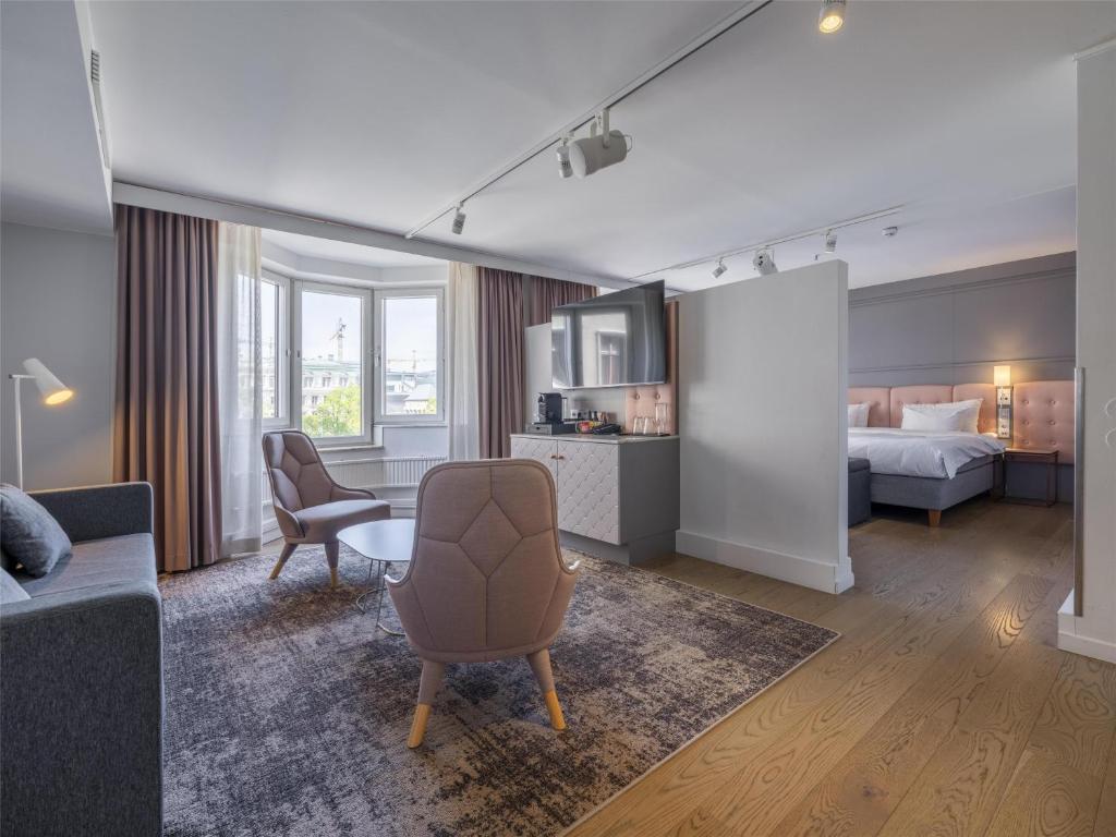 Postel nebo postele na pokoji v ubytování Radisson Blu Scandinavia Hotel, Göteborg