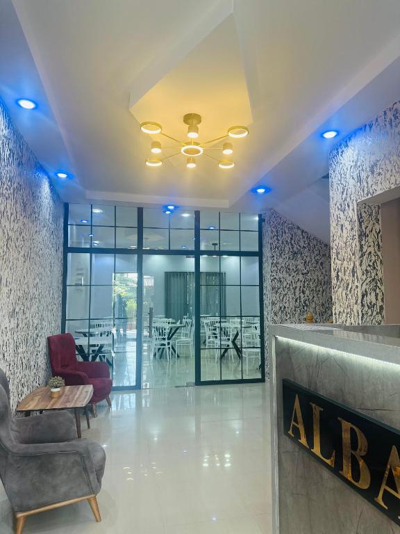 Posezení v ubytování Hotel albatros shekvetili