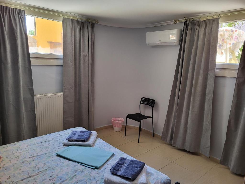 Posteľ alebo postele v izbe v ubytovaní Theodoras House
