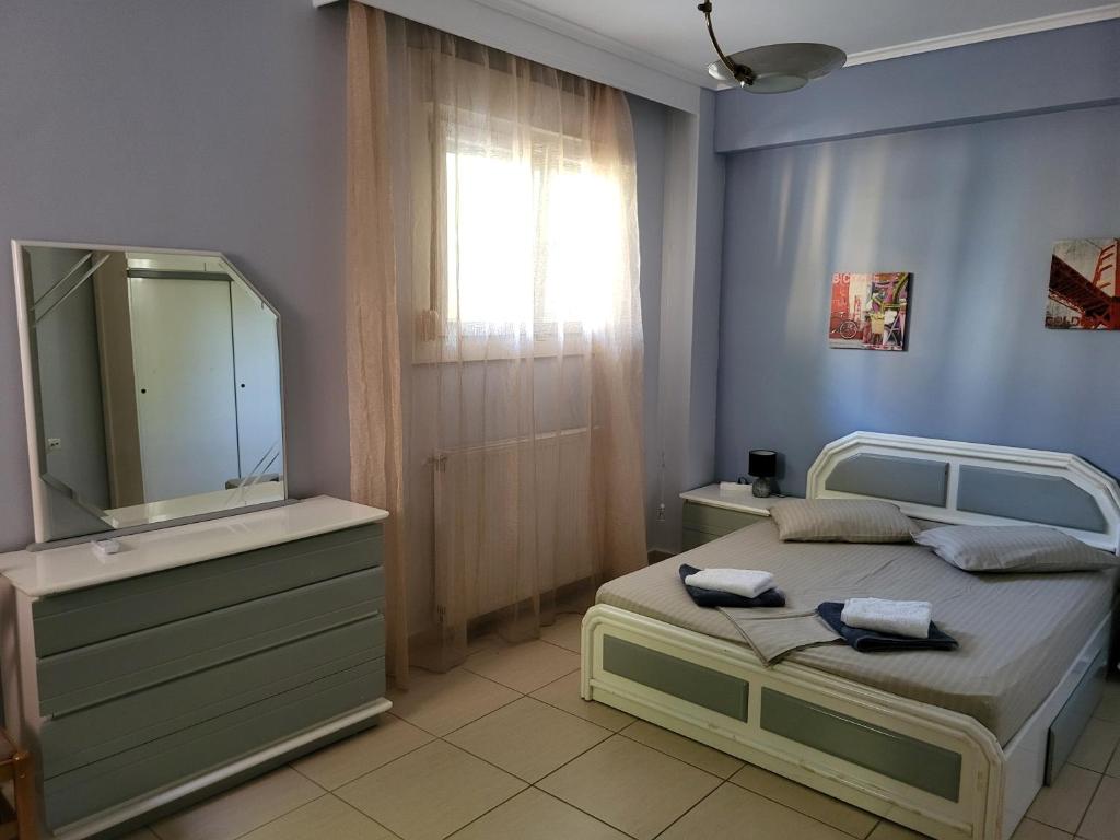 Posteľ alebo postele v izbe v ubytovaní Theodoras House