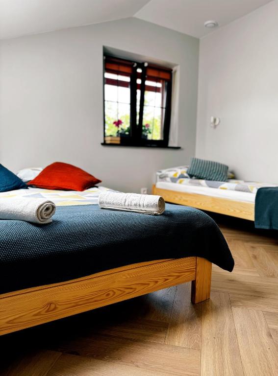 Posteľ alebo postele v izbe v ubytovaní Camper Park Radków
