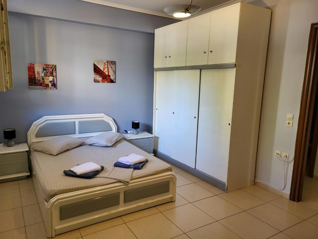 Posteľ alebo postele v izbe v ubytovaní Theodoras House