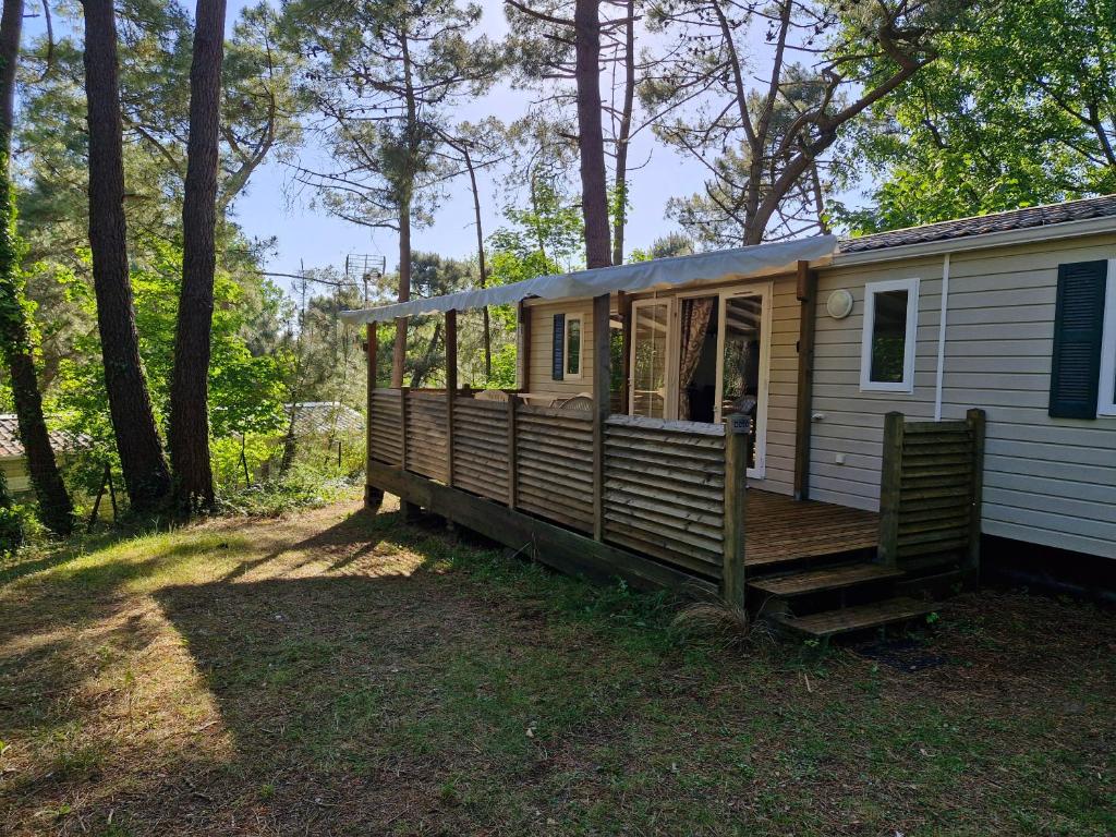 Zahrada ubytování Mobil home Côte d'Opale