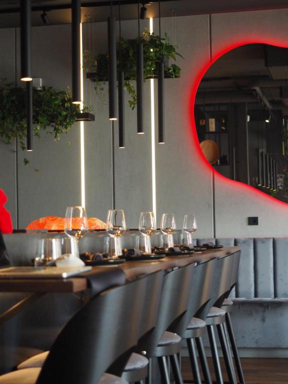 Restaurace v ubytování Aparts Hotel Radom