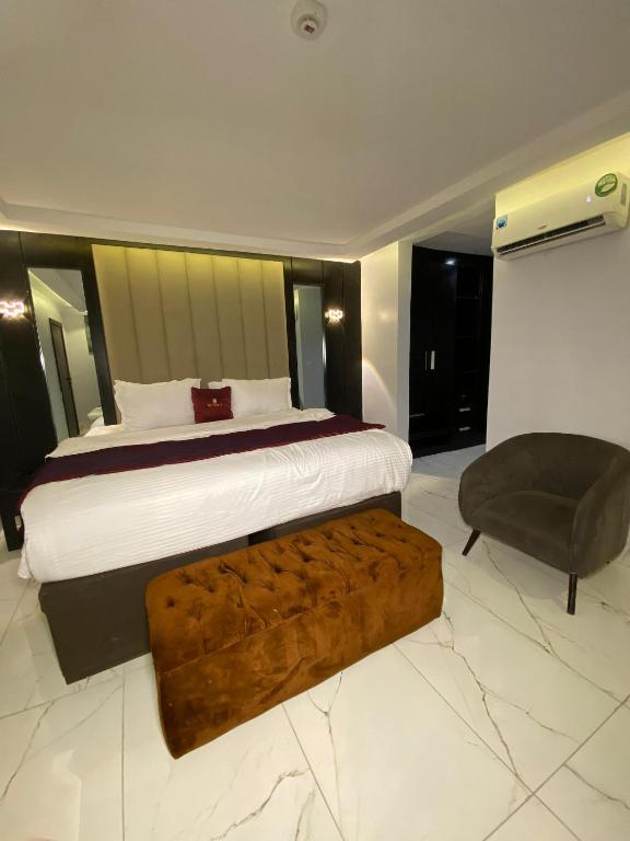 Postel nebo postele na pokoji v ubytování De Padova Hotel