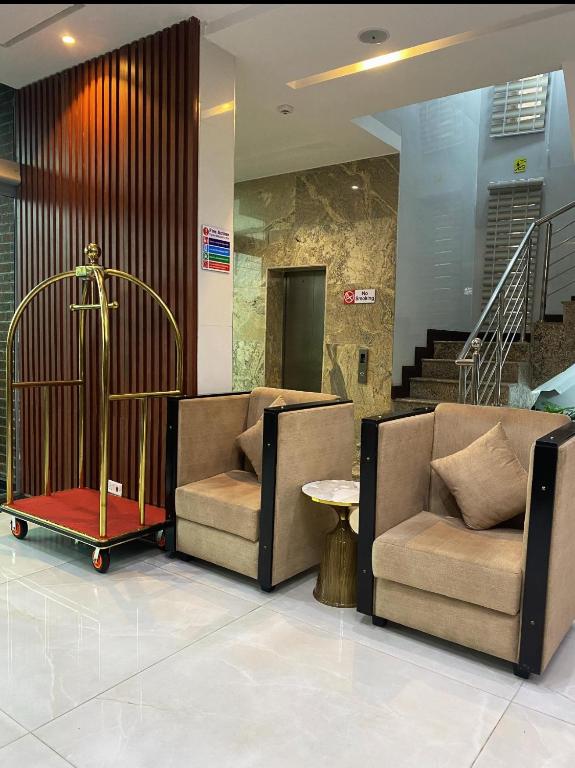 Posezení v ubytování De Padova Hotel