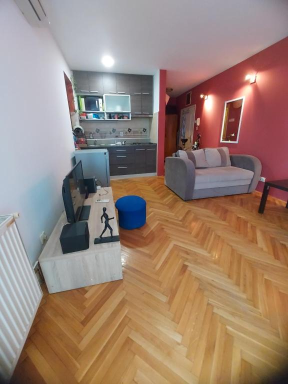 Χώρος καθιστικού στο Hello Africa apartment