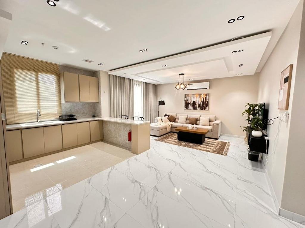 Χώρος καθιστικού στο شقق واستديوهات SiS