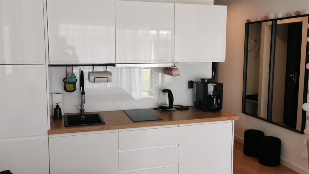 Kuchyňa alebo kuchynka v ubytovaní Solny Resort - Apartament Aida A048