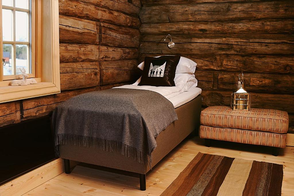 Postel nebo postele na pokoji v ubytování Bjerkeløkkja Bed and Breakfast