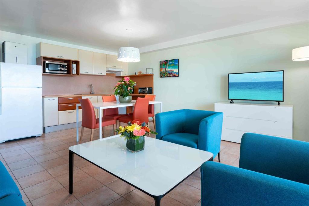 Kuchyň nebo kuchyňský kout v ubytování Royal Islander Club Resort La Terrasse