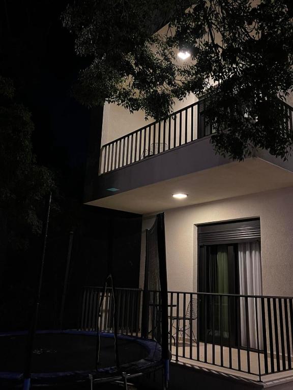 Balkón nebo terasa v ubytování Apartments E&S