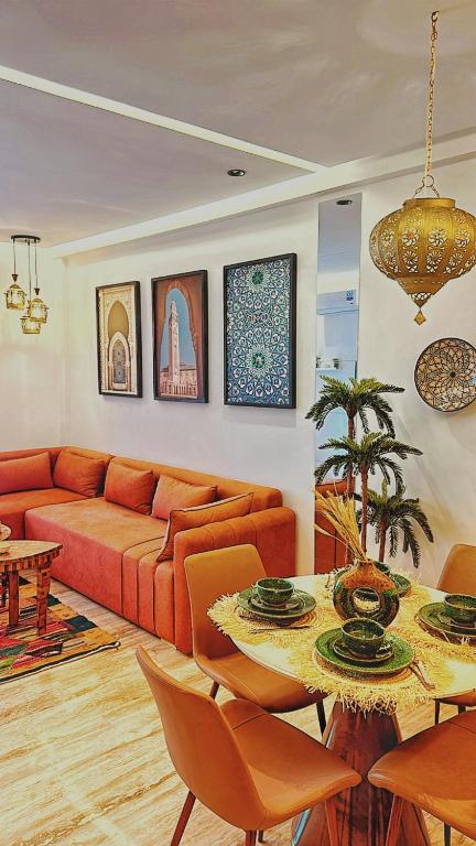 AS29 studio luxueux au centre casablanca Tramway Parking free（カサブランカ ...