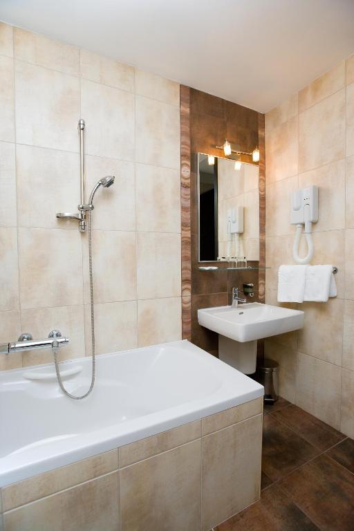 Koupelna v ubytování Hotel Laguna Zagreb