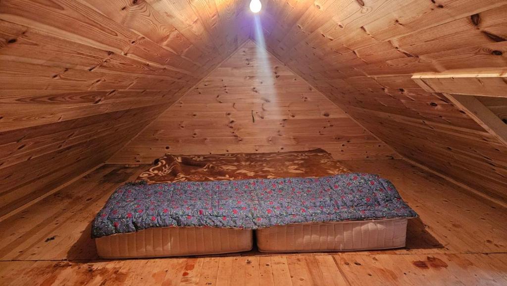 Postel nebo postele na pokoji v ubytování Forest Peace