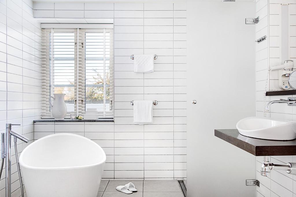 Koupelna v ubytování Hotell Gässlingen