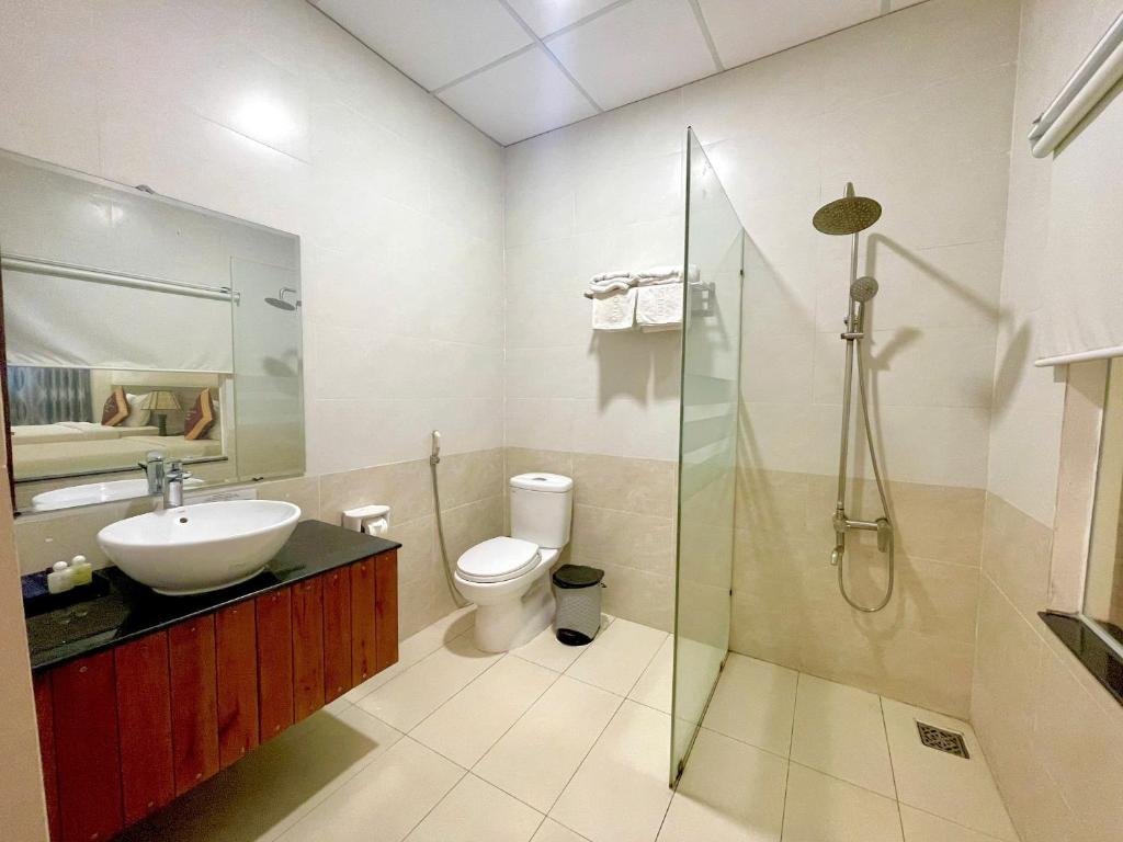 Koupelna v ubytování SÀI GÒN - BẠC LIÊU Hotel