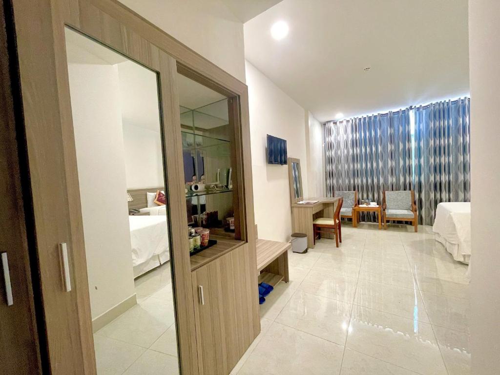 TV a/nebo společenská místnost v ubytování SÀI GÒN - BẠC LIÊU Hotel