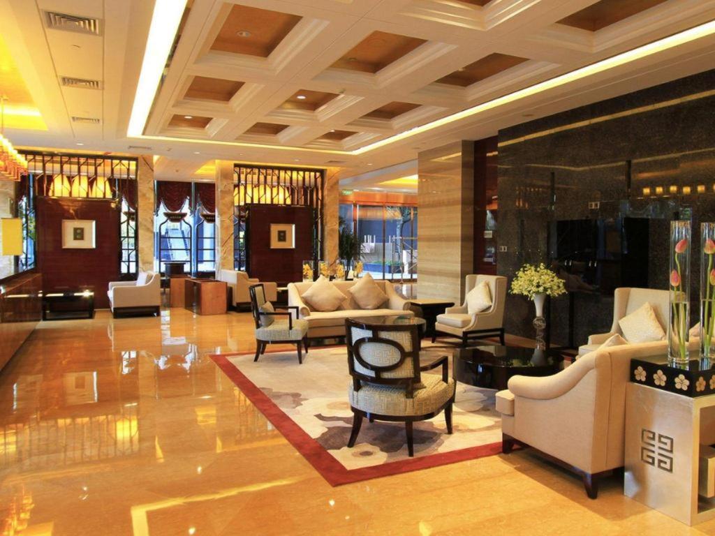 Χώρος καθιστικού στο Zhangjiagang Zhonglian GDH International Hotel
