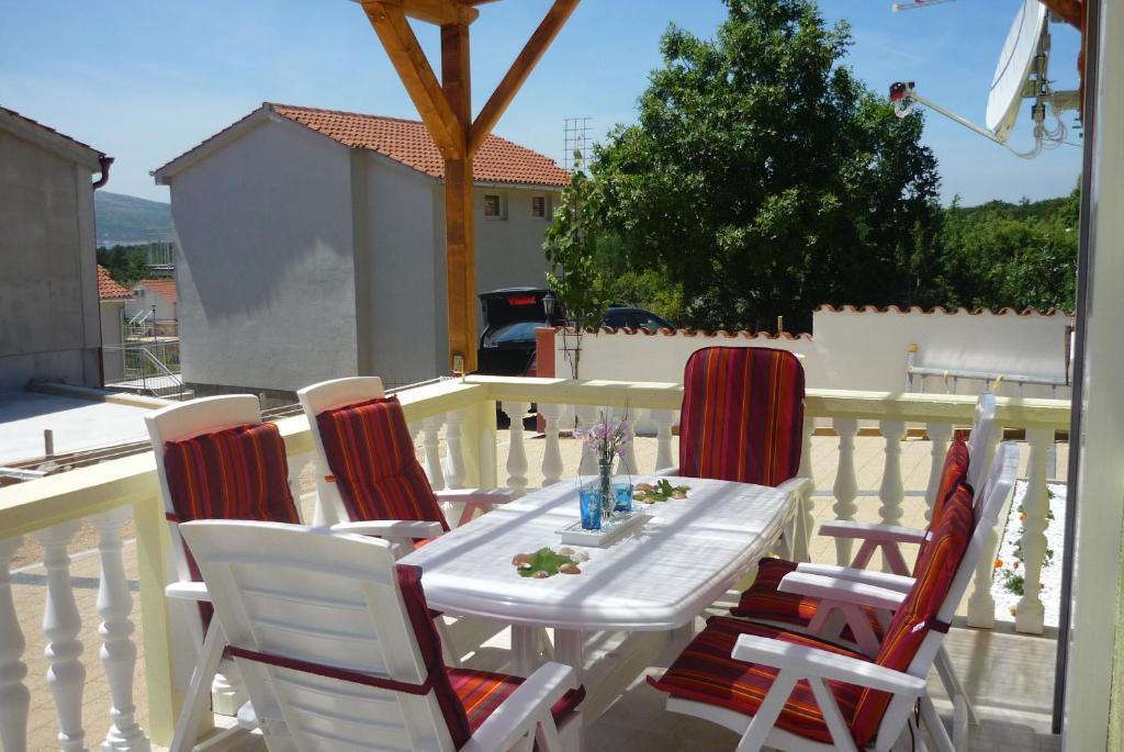Balkón alebo terasa v ubytovaní Apartment Seline