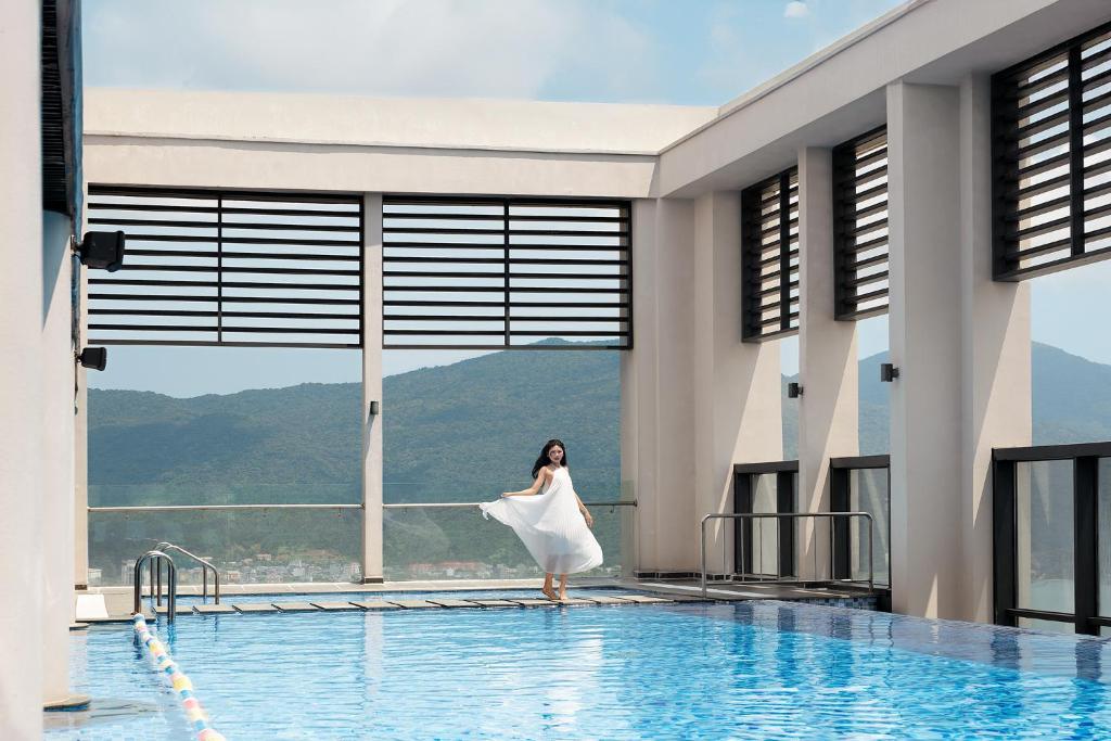 Bazén v ubytování Four Points by Sheraton Danang nebo v jeho okolí