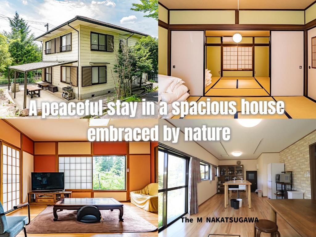 a spaciousstay in a sagaponack house engineered by nature at The M NAKATSUGAWA in Nakatsugawa